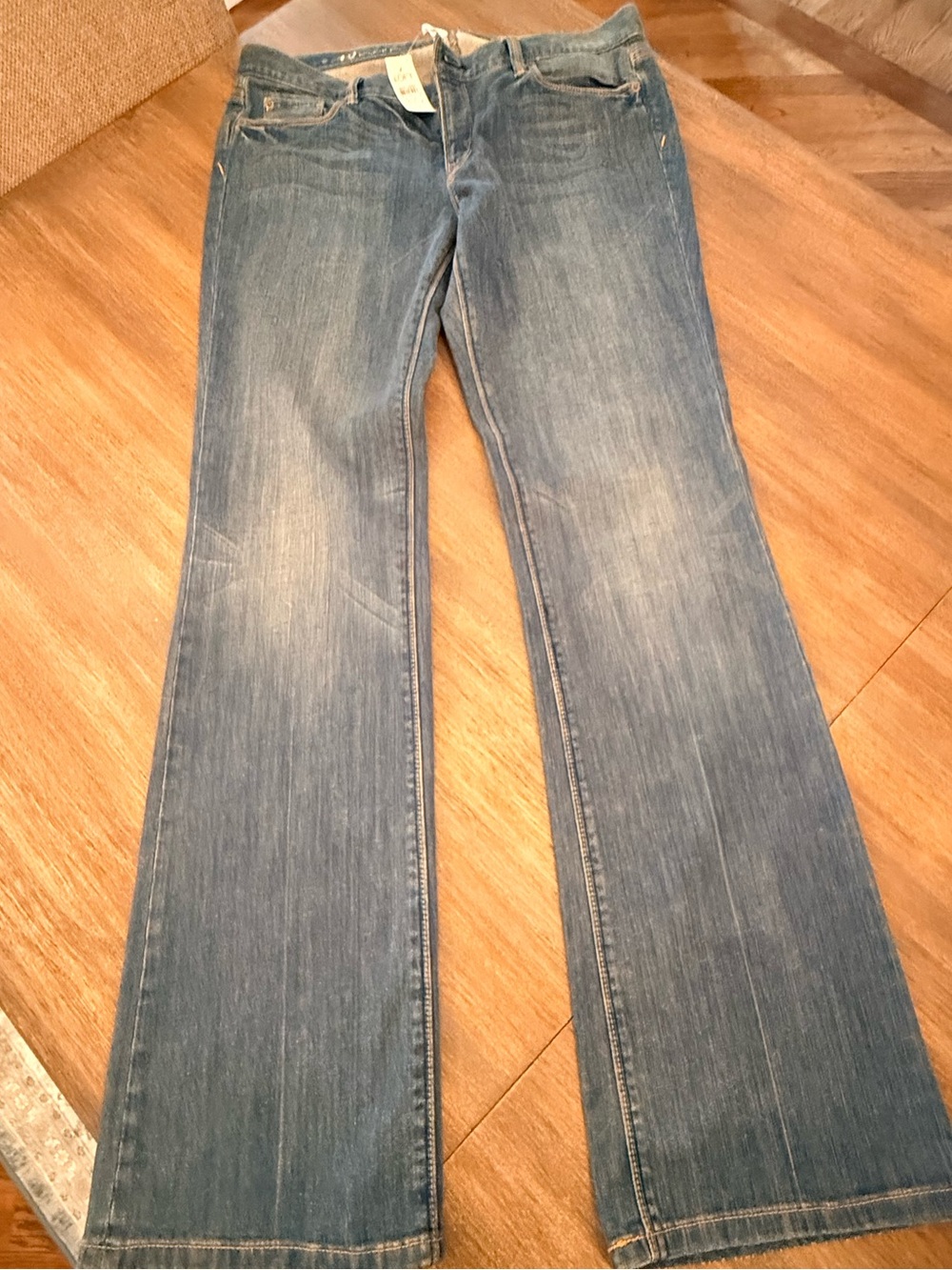LOFT Bootcut Jeans in Medium Blue Wash - Picture 2 of 9